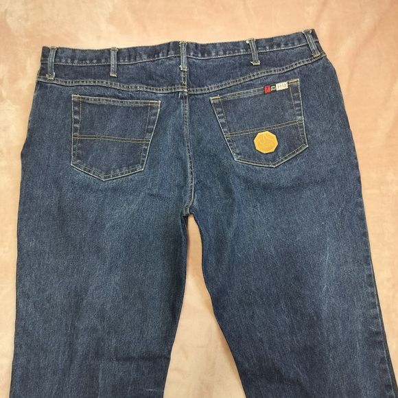 Walls flame resistant FR workwear Size 48x30 ATPV 24.2 blue denim men jeans 2HRC - Picture 3 of 15